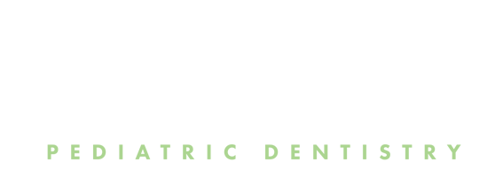 pebble text only logo white green